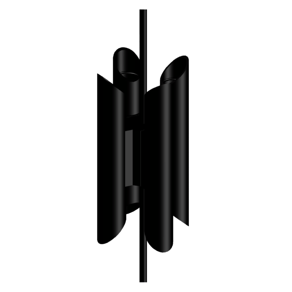 Quad Pendant 'Black'